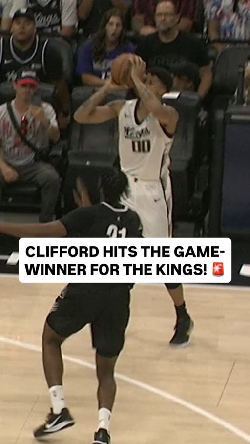 @otn_nique SINKS THE GAME-WINNING SHOT TO GIVE THE @sacramentokings THE 79-76 VICTORY AT THE CALIFORNIA CLASSIC SUMMER LEAGUE! 🚨