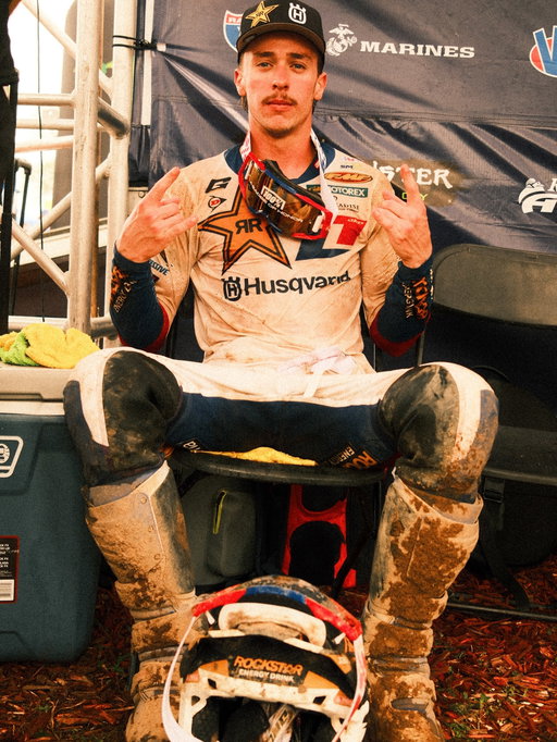 I live for these moments‼️ Today was special. Being an American kid, I have always dreamed of stepping on the box at REDBUD. Happy 250th America🎆🤘🏼