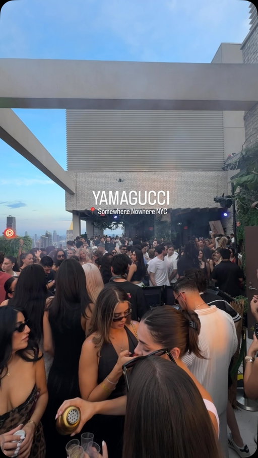POV: @yamagucci_music live at @somewherenowherenyc July 4th / @cenoteproject x @jeeter @jeeterlive