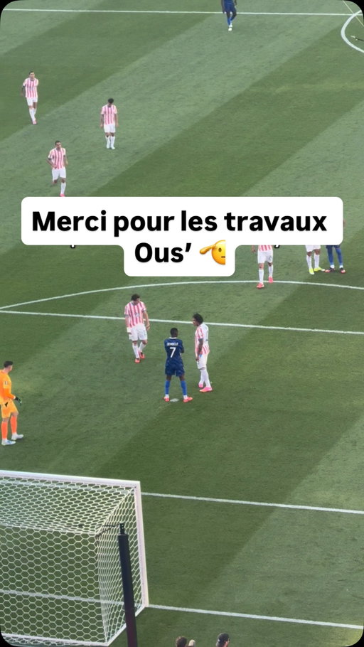 Un vrai soldat ce ballon d’or 🫡
Merci @stubhub pour l’invitation 
#worldcup #france #dembele #mbappe