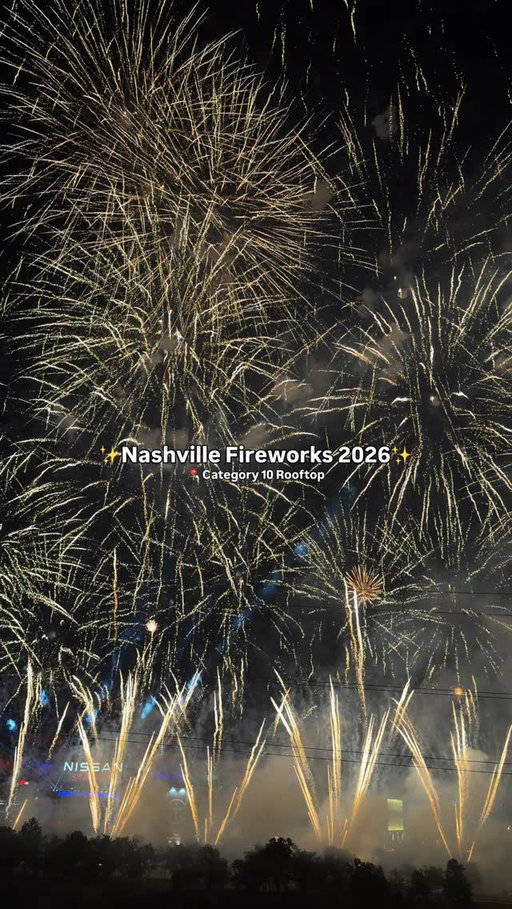 Lighting up the Nashville sky tonight 🇺🇸

#nashville #broadway #fireworks