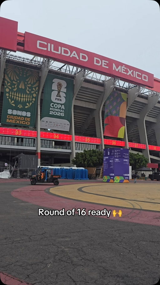 Mexico City Stadium is ready for its final @FIFAWorldCup 2026 game 🤝
