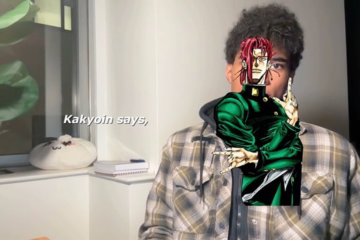 “those were my thoughts on life until I met Mr. Joestar, Jotaro, Polnareff, and Avdol.”