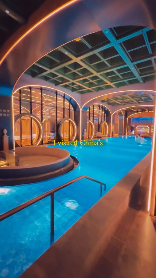 this 24 hour spa in China 🇨🇳 was such an amazing experience, and it’s such a bargain for its price tag🤑. 

It only cost £30 ($40) to access, with unlimited drinks, snacks and fruit are included as well as breakfast served to you in the morning🍿🍳! 

There are some added paid activities like dinner, massages, karaoke or even a nail bar but I didn’t pay for any of these add ons🎤💅.

You can stay overnight and sleep there too, meaning you don’t even need to book a hotel either😴🛌. 

It can be slightly difficult to find this one specifically as it’s actually quite popular across China but I put this address into Didi (Chinese Uber) and got there okay: 

📍Cheersum Hotel, Sichuan Chengdu Wuhou Tianfu 1st Street No.798 Xincheng International Square F F1

Save this post for your next China trip 😅🇨🇳

Follow @travelsbytristan for more unique locations like this around the world✈️🌍