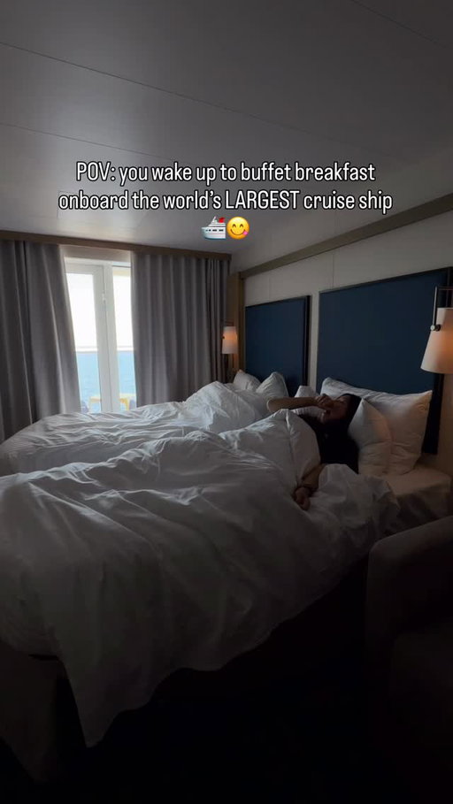 Would you eat these for breakfast? 🛳️☕️🍳

We were invited by @royalcaribbean to sail from Malaga to Rome onboard Legend of the Seas, the world’s NEWEST and LARGEST cruise ship that is sailing Europe this summer and summer 2027 ☀️🇪🇸🇮🇹

The only thing that motivates me to get up at sunrise is the promise of buffet breakfast and breathtaking views and I got the whole package yewww! 😍🌅

#legendoftheseas #cruiseship #royalcaribbean #pov #europetravel