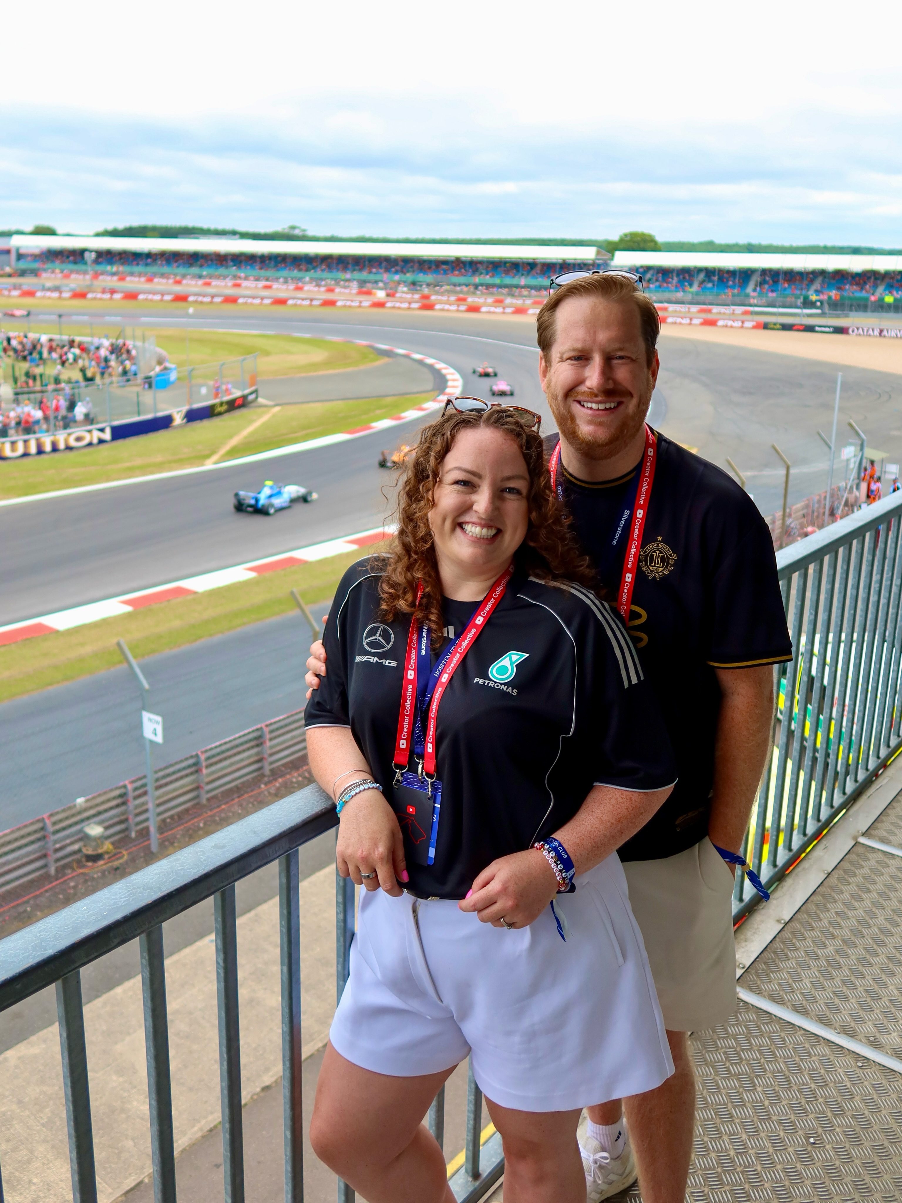 ad/pr Pinch us 🥹 We’re at the @f1 British Grand Prix 2026!! 🏁 

Massive thank you to @youtube for having us, this is truly what dreams are made of and we are so grateful for the opportunity. The sun is glorious, the vibes are immaculate, and hopefully we’re in for an epic race! 🏎️

#BritishGrandPrix #YouTubeCreatorCollective