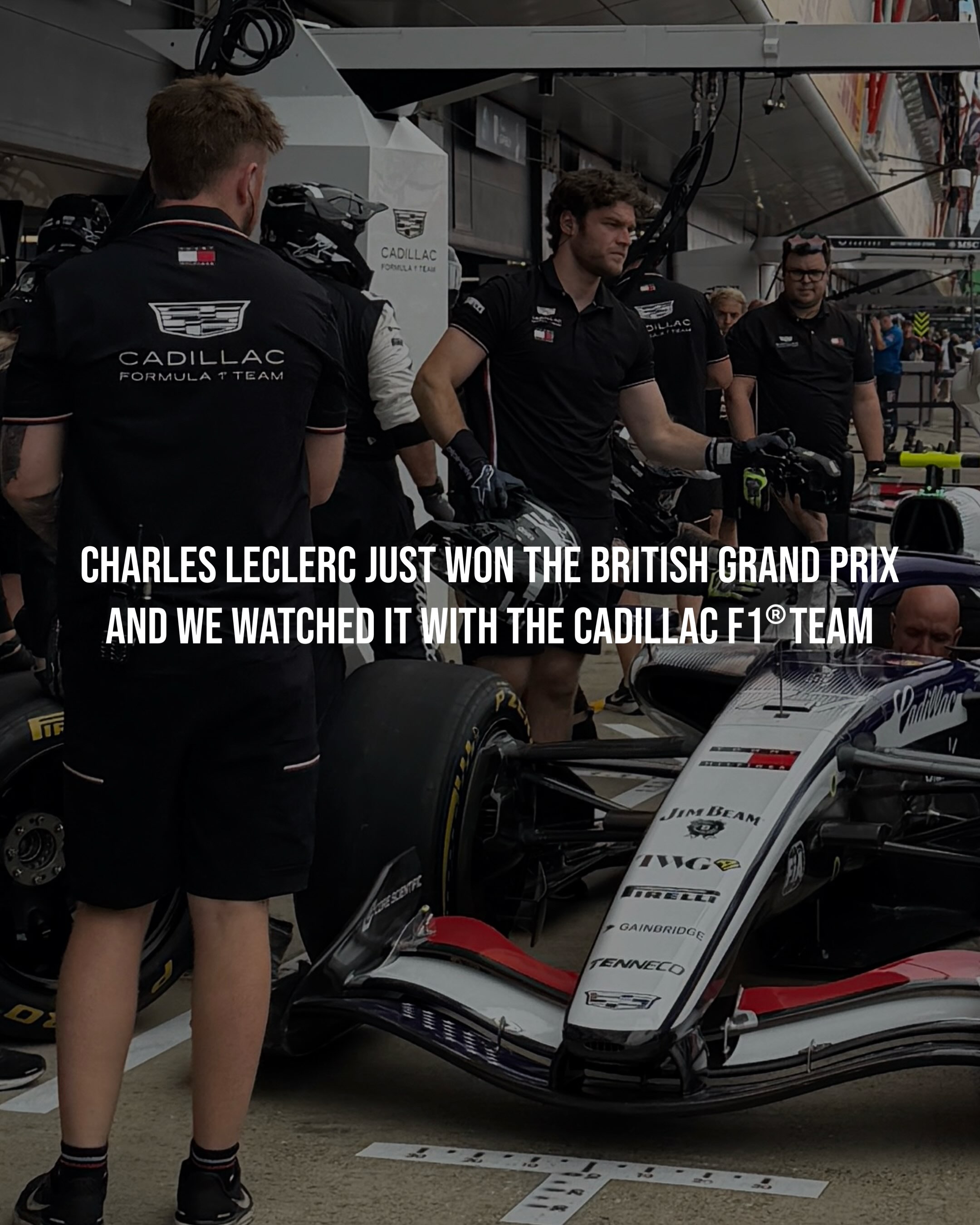 Tommy Hilfiger took us to the British Grand Prix at Silverstone to see how the Cadillac F1 team gets their cars prepared while wearing full Hilfiger outfits😤