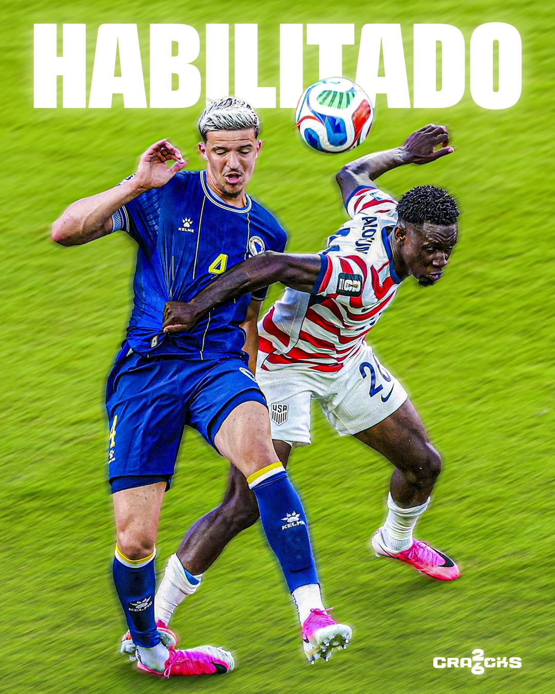 🚨 BALOGUN PODRÁ JUGAR CONTRA BÉLGICA

🇺🇸 Giro inesperado para Estados Unidos antes del duelo de octavos.

😳 Según The Athletic, la sanción de Folarin Balogun fue suspendida y el delantero estará disponible ante Bélgica.

🟥 Balogun había visto roja directa contra Bosnia y parecía que se perdía el partido.

🔥 Pero ahora Pochettino recupera a una pieza clave: Balogun suma gol o asistencia en cada partido que jugó en este Mundial.
