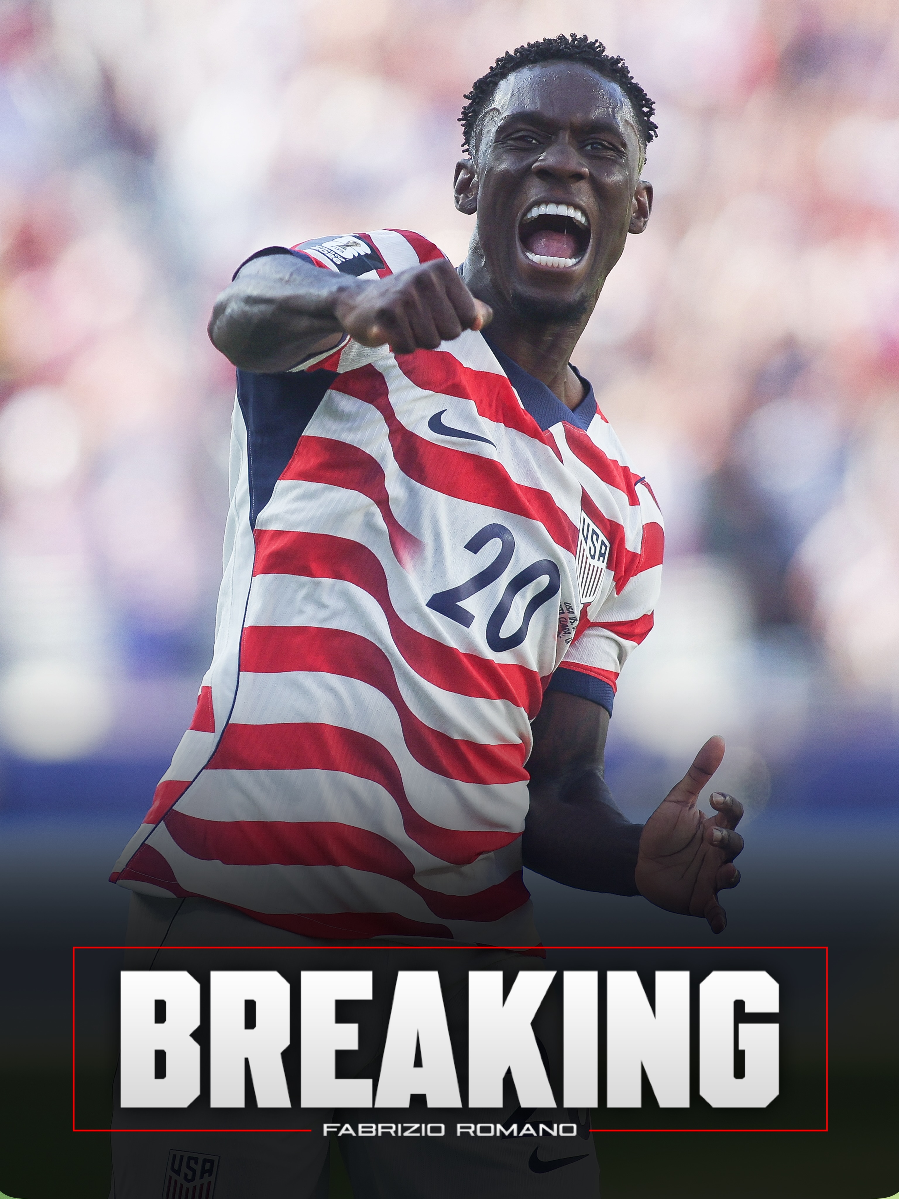 🚨 𝐁𝐑𝐄𝐀𝐊𝐈𝐍𝐆: Folarin Balogun will be 𝐀𝐕𝐀𝐈𝐋𝐀𝐁𝐋𝐄 𝐓𝐎 𝐏𝐋𝐀𝐘 vs Belgium despite 𝐑𝐄𝐃 𝐂𝐀𝐑𝐃! 💣🇺🇸

Balogun has been sanctioned by FIFA with 1 match suspension but “enforcement of that sanction is in probation period of one year”, reports FOX Sports — similar to Cristiano’s red card got before the start of the World Cup, Balogun will be able to play.

𝐁𝐀𝐋𝐎𝐆𝐔𝐍 🆚 𝐁𝐄𝐋𝐆𝐈𝐔𝐌: 𝐆𝐑𝐄𝐄𝐍 𝐋𝐈𝐆𝐇𝐓. 🔥