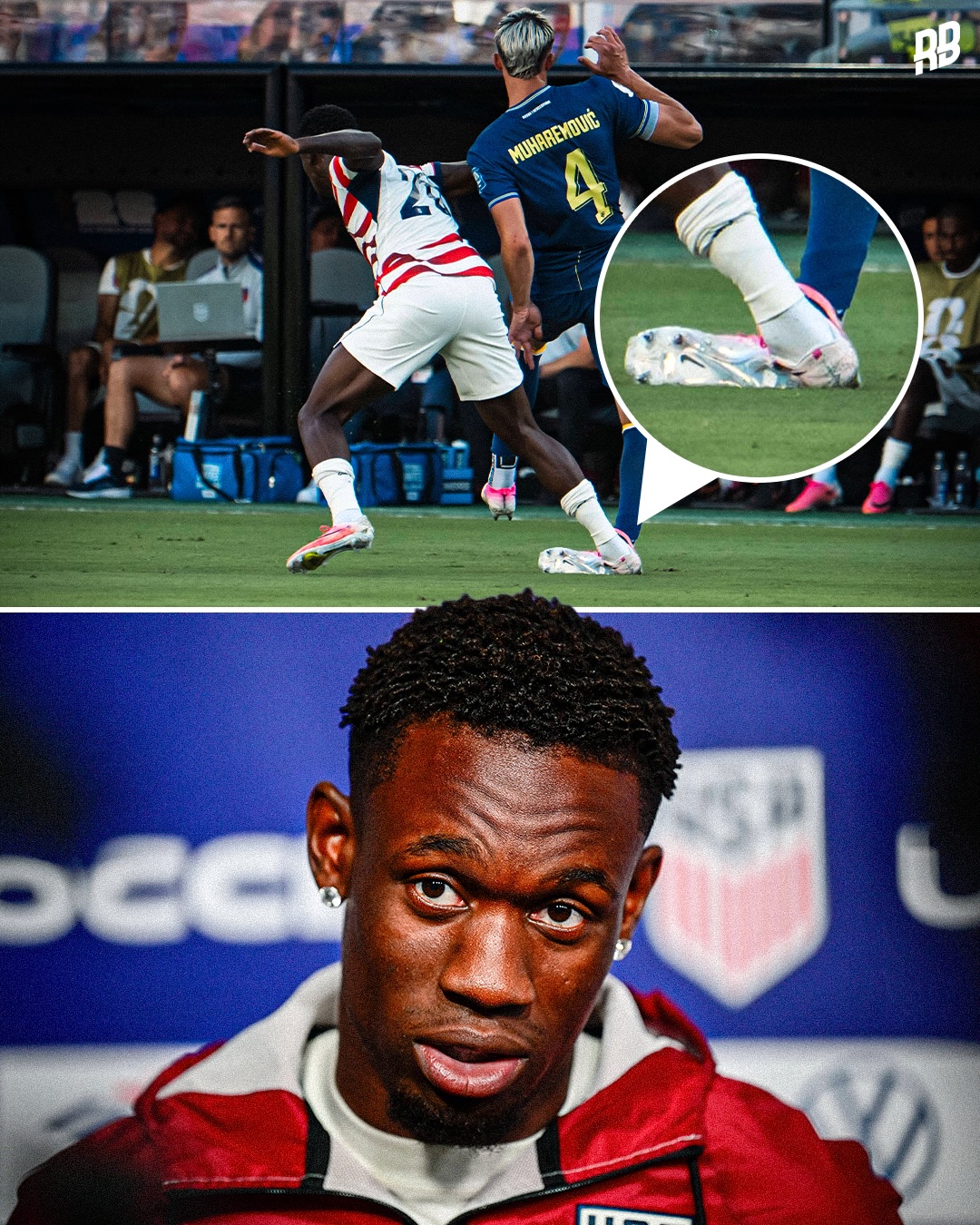 WOW… huge news for the USA. Folarin Balogun is allowed to play in the Round of 16, despite getting sent off against Bosnia 🤯🛑

FIFA have the power to delay the red card… same thing happened to Ronaldo after his red card in qualifying. I don’t know what boss calls the USA made… but this decision might save them you know 🇺🇸