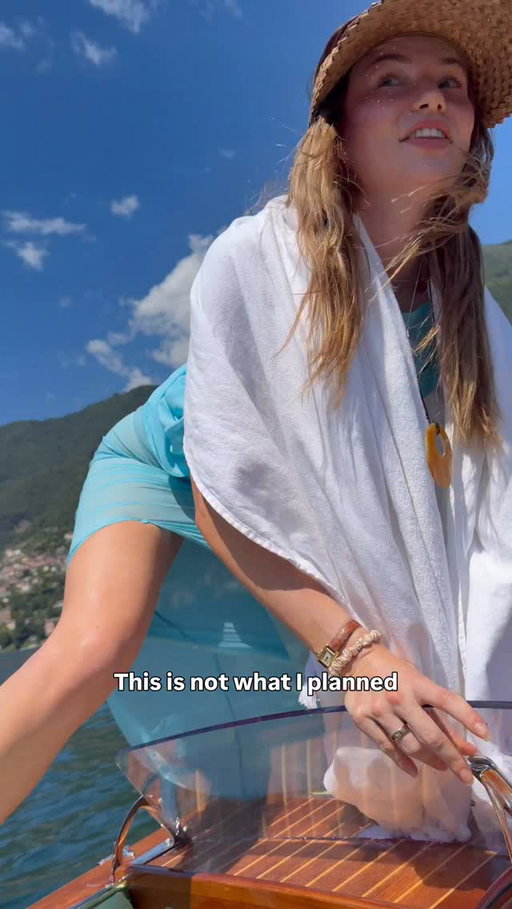 they said Lake Como was serene. they lied. or James was driving