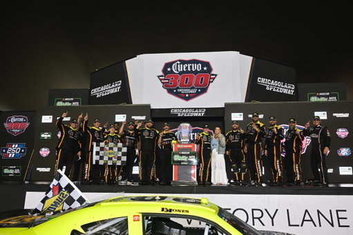 There’s just something special about racing and winning on the 4th of July 🇺🇸🏁

Man, what a race. After a four-hour rain delay, we still got every lap in, everyone executed, and WE made it happen. When you love your team like family, winning with them hits a little differently.

I never take these moments for granted. With every win, I try harder and harder to soak it all in because they don’t come easy. This team has been putting in the extra hours, doing all the little things, and it’s finally showing.

We’ll use this as momentum and keep bringing the fire. Four races until the playoffs, and it feels like we’re just getting started. 🇺🇸🔥🏆

#teamtoyota
