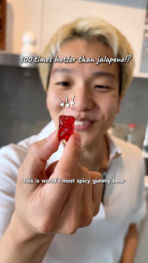 Can I survive world’s hottest gummy bear? 😮‍💨