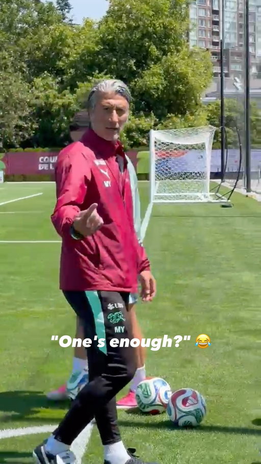 Coach showing how it's done 😳🔥