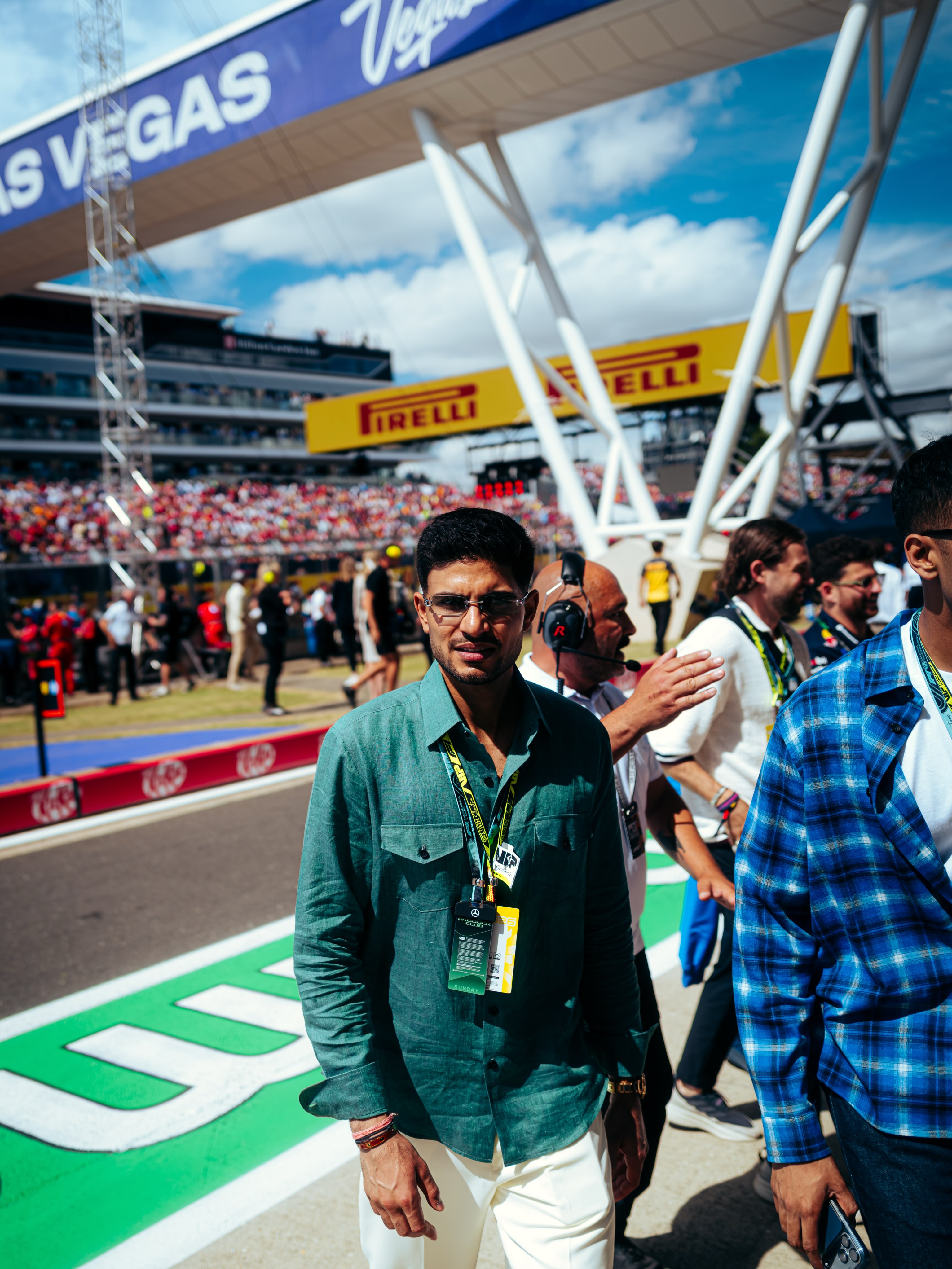 A first Formula 1 experience to remember. @shubmangill took in the atmosphere of the British Grand Prix at Silverstone, experiencing one of the most iconic weekends on the Formula 1 calendar.

#F1PaddockClub #F1 #BritishGP