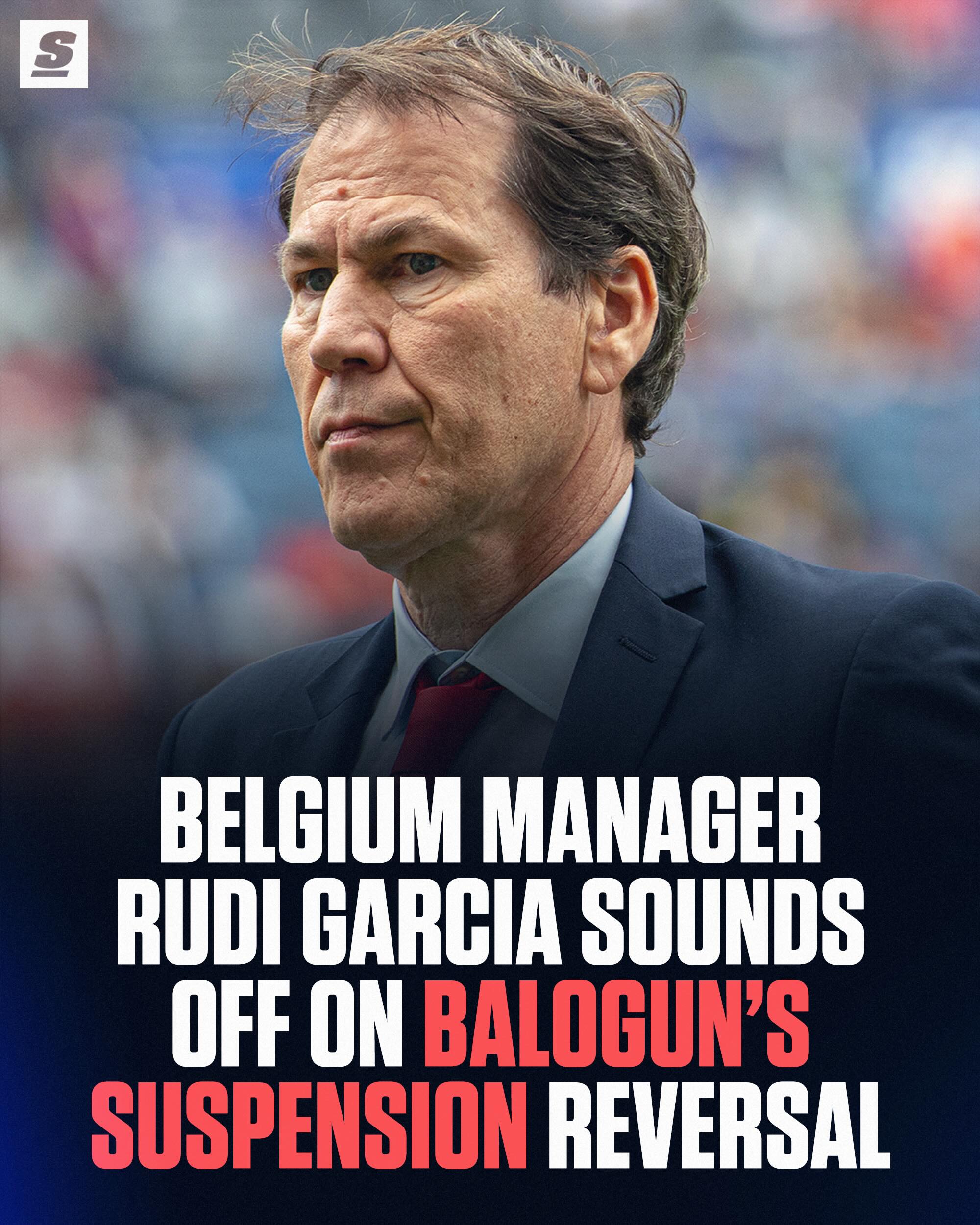 Belgium manager Rudi Garcia isn’t happy with how FIFA handled Folarin Balogun’s red card suspension. 👀
[h/t @tom_bogert]