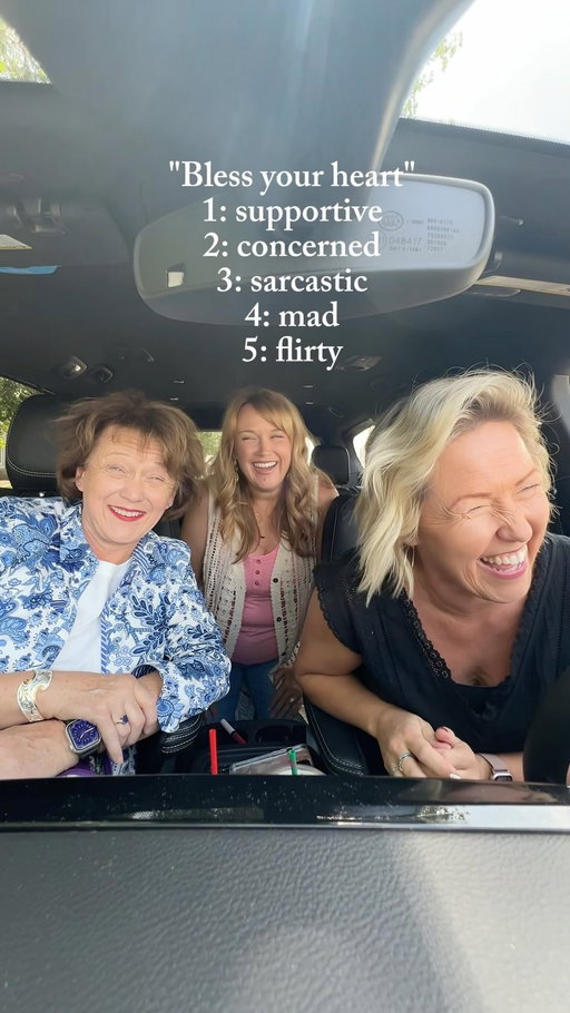 Nobody weaponizes kindness quite like Southern women. 🤭

#Blessyourheart #viraltrend #funnyreel #ugccontentcreator #familyisforever
