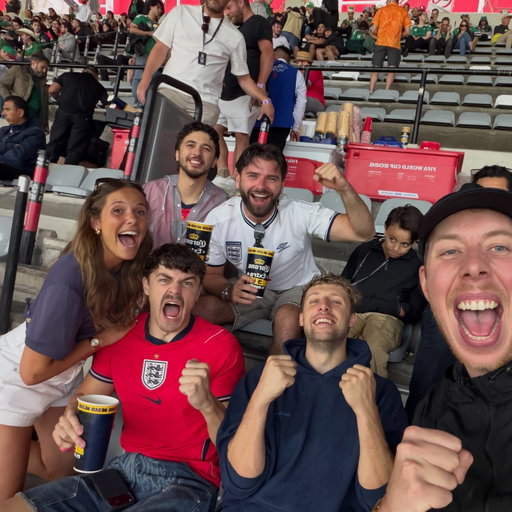 CMON ENGLAND! GREATEST STADIUM EVER!