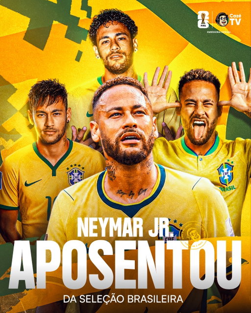 Um dia, um menino colocou a camisa da Seleção Brasileira pela primeira vez e prometeu fazer um país inteiro sorrir. Vieram dribles, gols, lágrimas, lesões, críticas e recomeços. Mas, acima de tudo, veio alguém que jamais deixou de amar a amarelinha, mesmo nos momentos mais difíceis.

Hoje, Neymar encerra sua história com a Seleção. E, junto com sua despedida, termina também um capítulo da infância e da vida de milhões de brasileiros que cresceram vendo o camisa 10 transformar sonho em esperança. A história da Seleção Brasileira jamais esquecerá o seu nome. 

#CoberturaCazéTV #cztv25 #Neymar