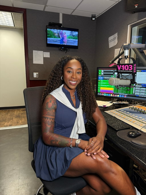 @itsevetterenee holding it down for @iamerinrae tonight from 8pm-1a 🗣️ Tune in on ya radio, the Audacy app, iHeart or the tune in app for the vibes 🎶

#atlanta #v103 #v103atlanta