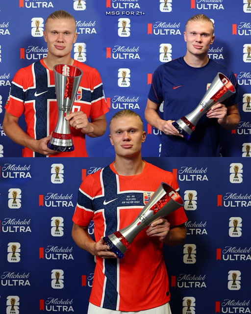 🚣🚣🚣 @erling gets his third Superior Player of The Match of the tournament and leads Norway into the Quarter Finals.