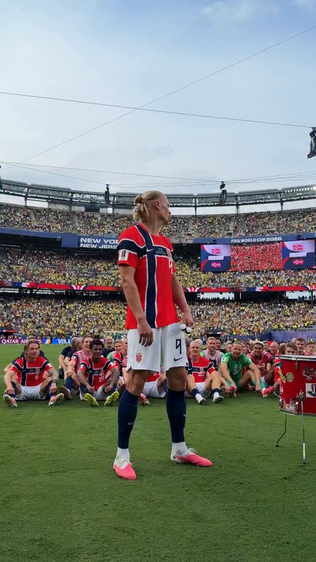 Take it away, Erling🥁🤩