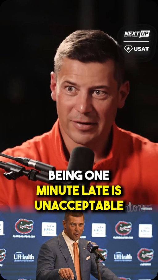 The culture Jon Sumrall is building at Florida is one where being one minute late is unacceptable.

To Sumrall, culture is the combination of what you promote and encourage, along with what you tolerate and allow.

Ultimately, it comes down to the standards you set every day inside your building.

He told me he wants every player to succeed at Florida, and he believes those daily standards make the difference.

@nextupbreneman x @usat_tether