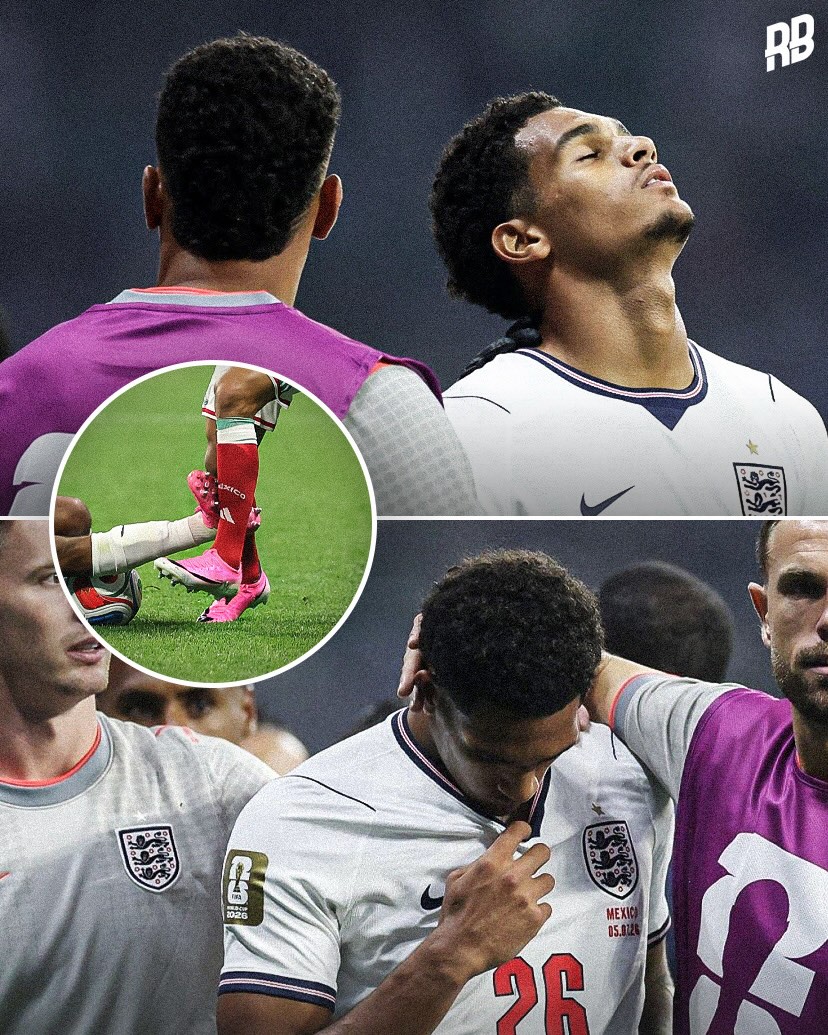 Jarell Quansah has been sent off in a World Cup Round of 16 tie for England and Thomas Tuchel’s side will now finish the game with 10 men 😳❌

Harry Kane’s penalty had put England 3-1 up just after the red card but Raul Jimenez has pulled one back for Mexico - also from the spot. 3-2 with just over 20 to go.

Jarell was immediately consoled by his former Liverpool teammate Jordan Henderson as he left the pitch at the Azteca… head up bro @jarellquansah 👊🏽