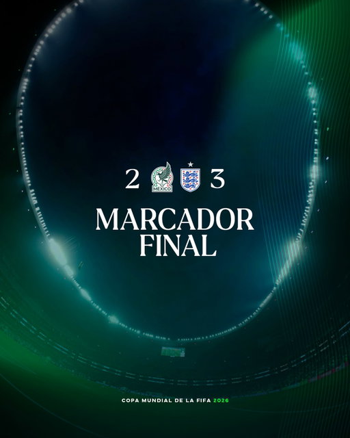 Termina el partido y nuestra participación en la Copa del Mundo.

Gracias por estar con nosotros, Incondicionales. 

#SomosMéxico 🇲🇽