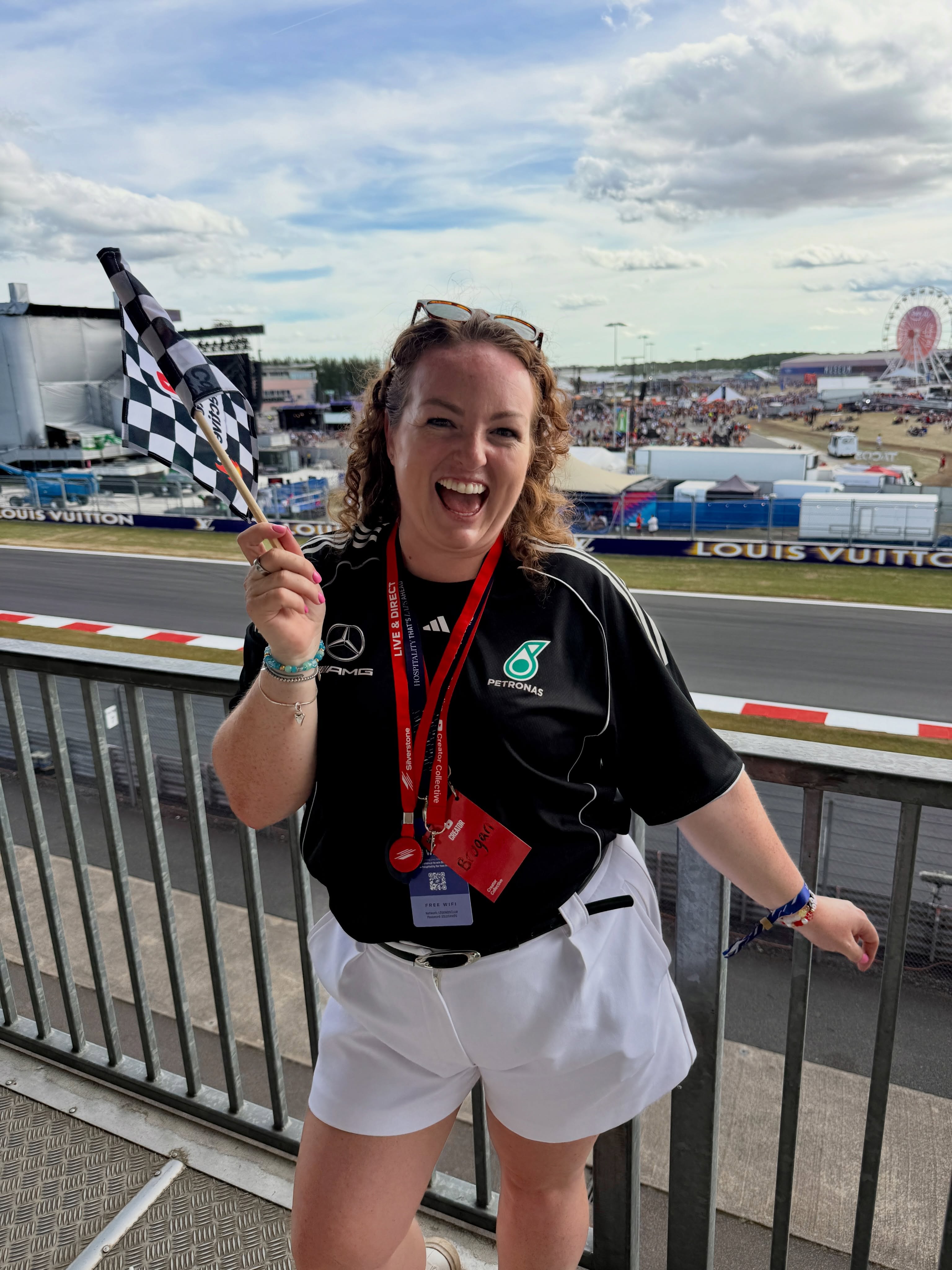ad/pr BRITISH GRAND PRIX 2026 🏆🏁🏎️

I wish I could bottle the feeling yesterday gave me; it was truly the most amazing day at @silverstone for our very first race! 🤯

Watching Benji’s face light up at the speed and sound of the cars, seeing all the action SO close to the track, and meeting lots of the @f1academy drivers was incredible. Day made even better seeing George on the podium too!! 👏

Being invited by @youtube to enjoy the race and spend time with the people who support our channel was really special to me, so a big thank you to @youtubecreators; we are so grateful. 🫶

Until next time @f1, we’ll be back later this season! 🤭

#BritishGrandPrix #YouTubeCreatorCollective
