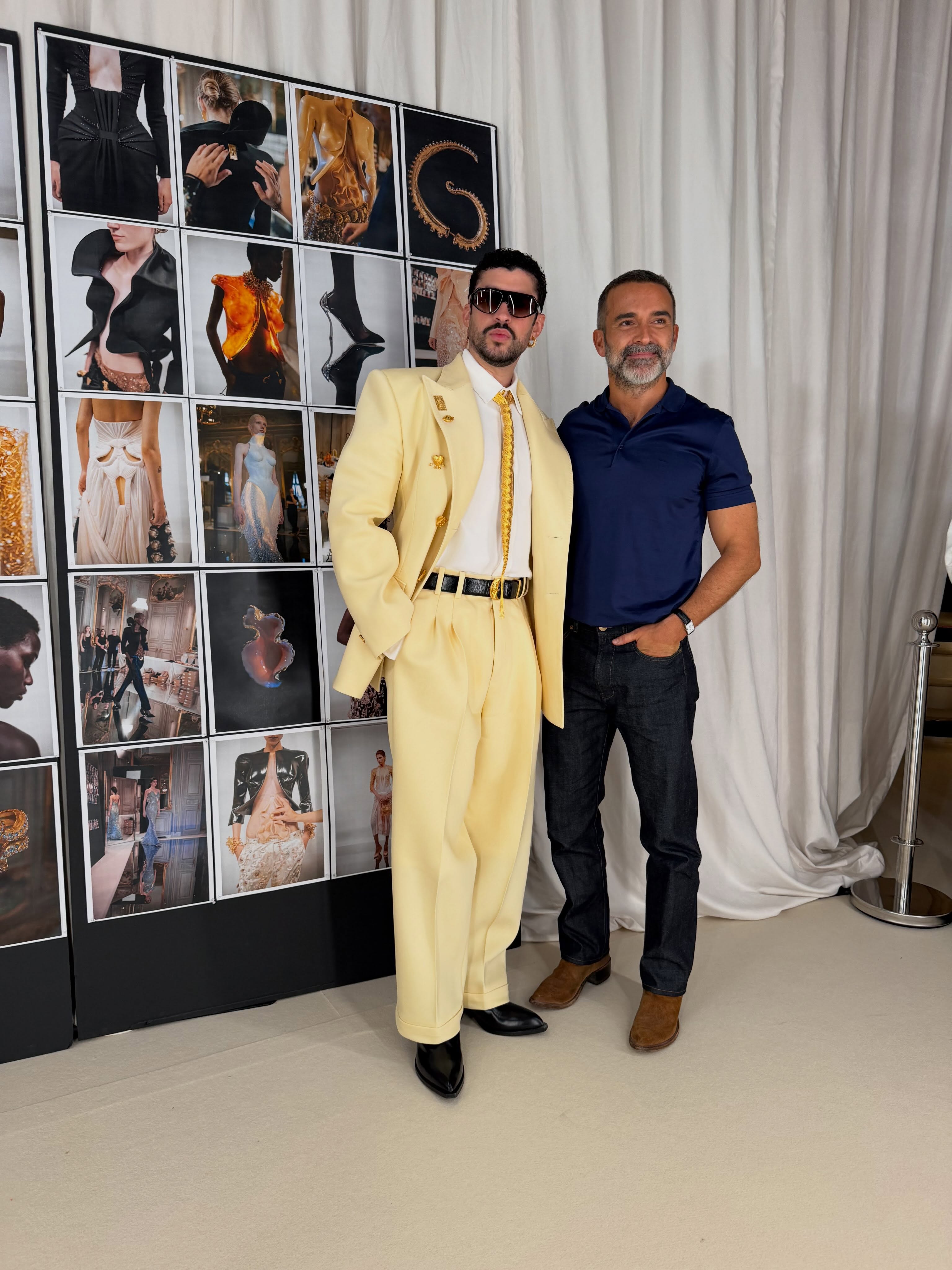 A freaky fab @schiaparelli haute couture show with @badbunnypr in the room 🐙