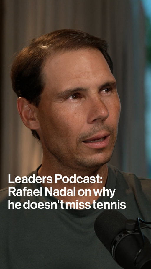 “I am at peace with myself.”

Former World No. 1 Rafael Nadal tells @flacqua why he doesn’t miss playing tennis.

Listen at the link in bio and watch Leaders with Francine Lacqua at bloomberg.com/videos