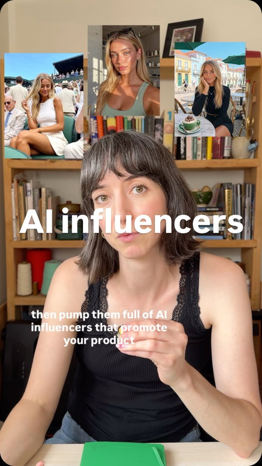 Ironically, the AI influencers are multiplying at the speed of cell division. And the founder bros behind them DGAF. #aiinfluencers #slop #AIslop #contentcreators #socialmediastrategy