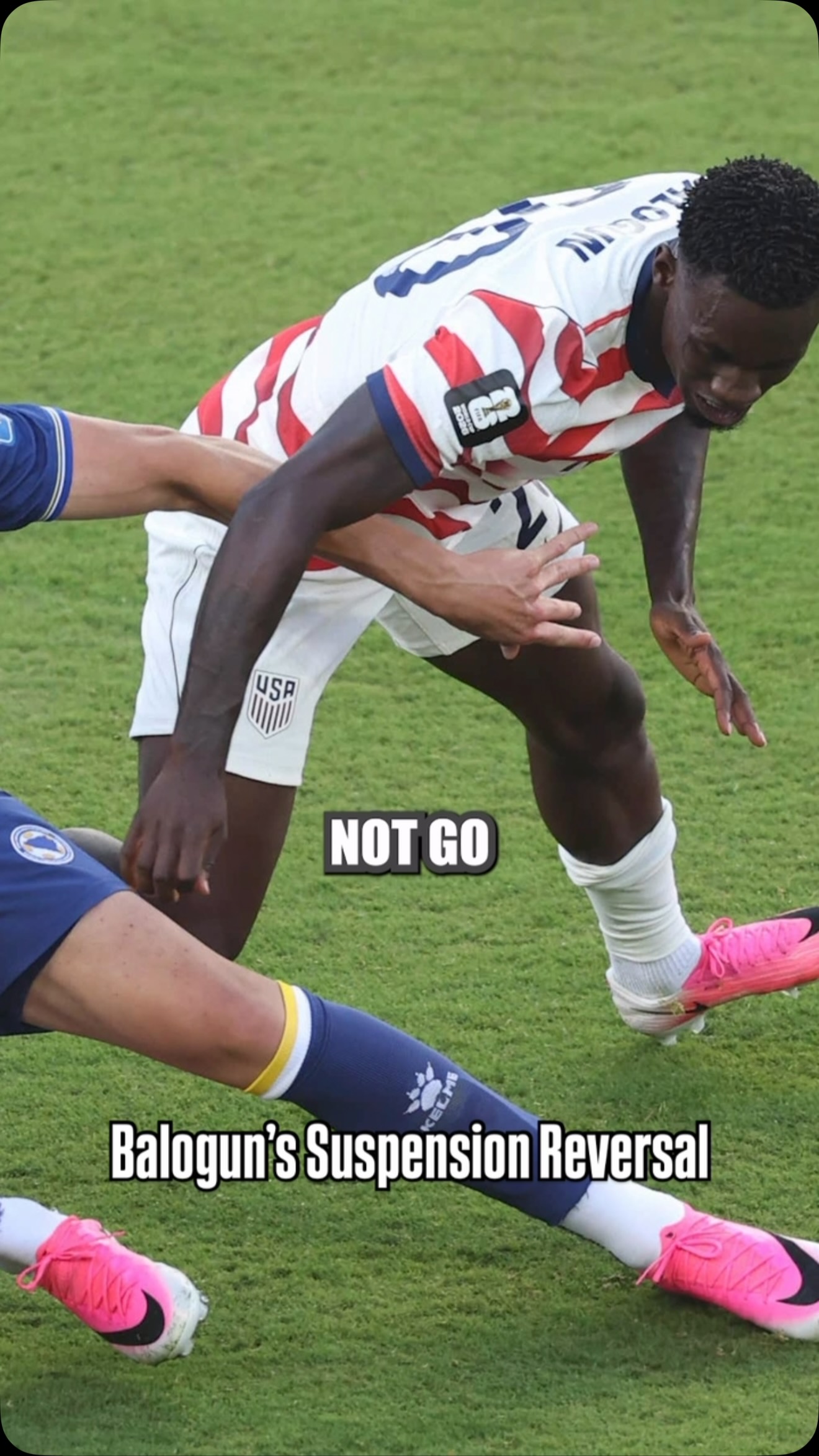Balogun should never have gotten a red card to begin with