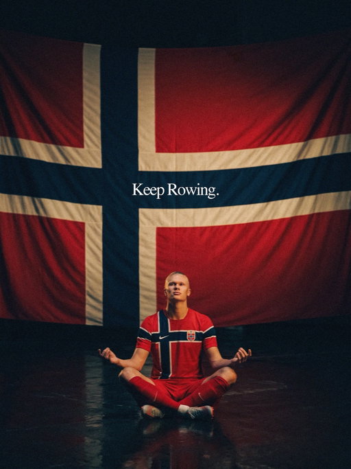 The Tide Turned Red. Keep Rowing.🇳🇴

#Haaland #Norway #WorldCup #KeepRowing #IKONICK