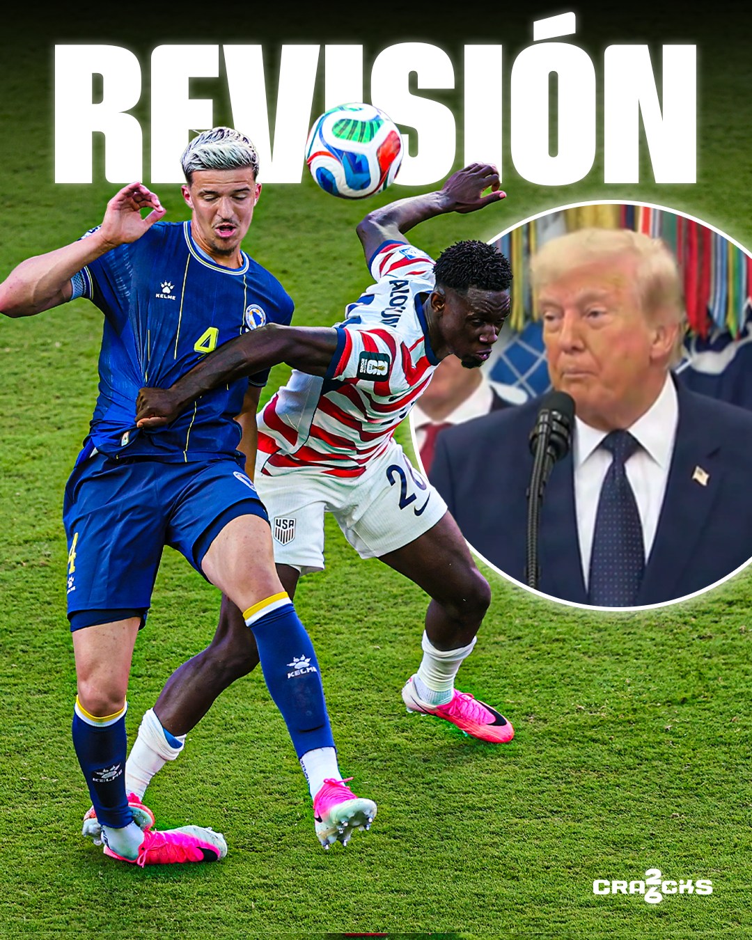 💣🇺🇸 TRUMP CONFIRMA CONTACTO CON LA FIFA

Donald Trump aseguró que habló con Gianni Infantino para pedir que se revisara la decisión y respaldó la sanción retirada al delantero estadounidense.

🗣️"Vi la jugada... eso no fue una falta. Mucho menos para una tarjeta. Así que sí, pedí una revisión de la FIFA."

🗣️ "Solo pedí una revisión. Y, ya sabes, de nuevo, soy bueno en estas cosas"