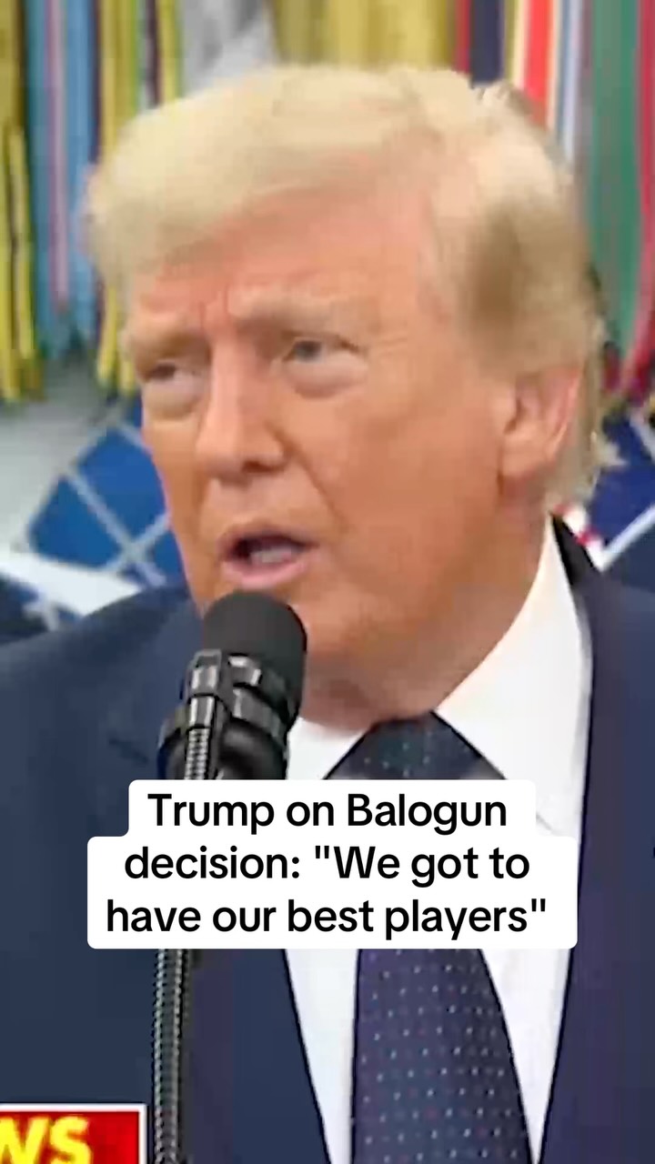 President Donald Trump says FIFA “made the right decision” to suspend Folarin Balogun’s ban, claiming it would have left a “big stain” on the #FIFAWorldCup had it been implemented.

(via @foxnews)