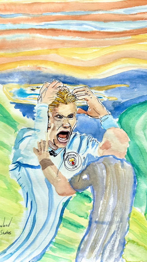⚽️ @erling if Edvard Munch was around

“The Haaland” Prints available | link in bio

#art #illustration #haaland #erlinghaaland #drawing