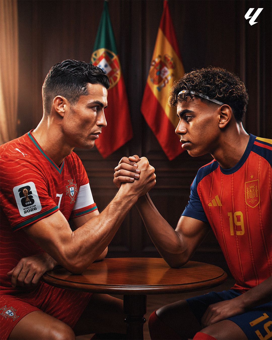 CRISTIANO RONALDO 🆚 LAMINE YAMAL

Who will win? 🤝

#LALIGAesMundial