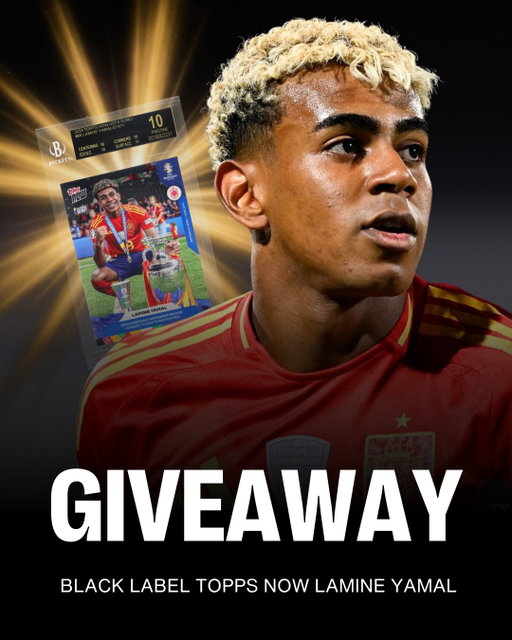 TO ENTER: Like this post and follow @trove.xyz & @rabonacards 🔥

For a bonus entry, tag 3 friends or share to your story 🤝

This Black Label Lamine Yamal could be yours… good luck! ⚽️