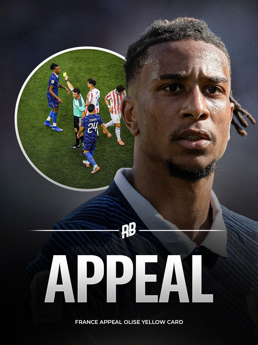 Wow… the French Football Federation has submitted a request to FIFA to overturn Michael Olise’s yellow card following Folarin Balogun’s red card suspension. 👀🇫🇷

Olise was booked against Paraguay for an altercation with Matías Galarza, but upon closer inspection it was the Paraguay that initiated the contact before falling to the floor…

FIFA have really done themselves over by suspending Balogun’s red. Gonna have to every nation doing this now. 😂