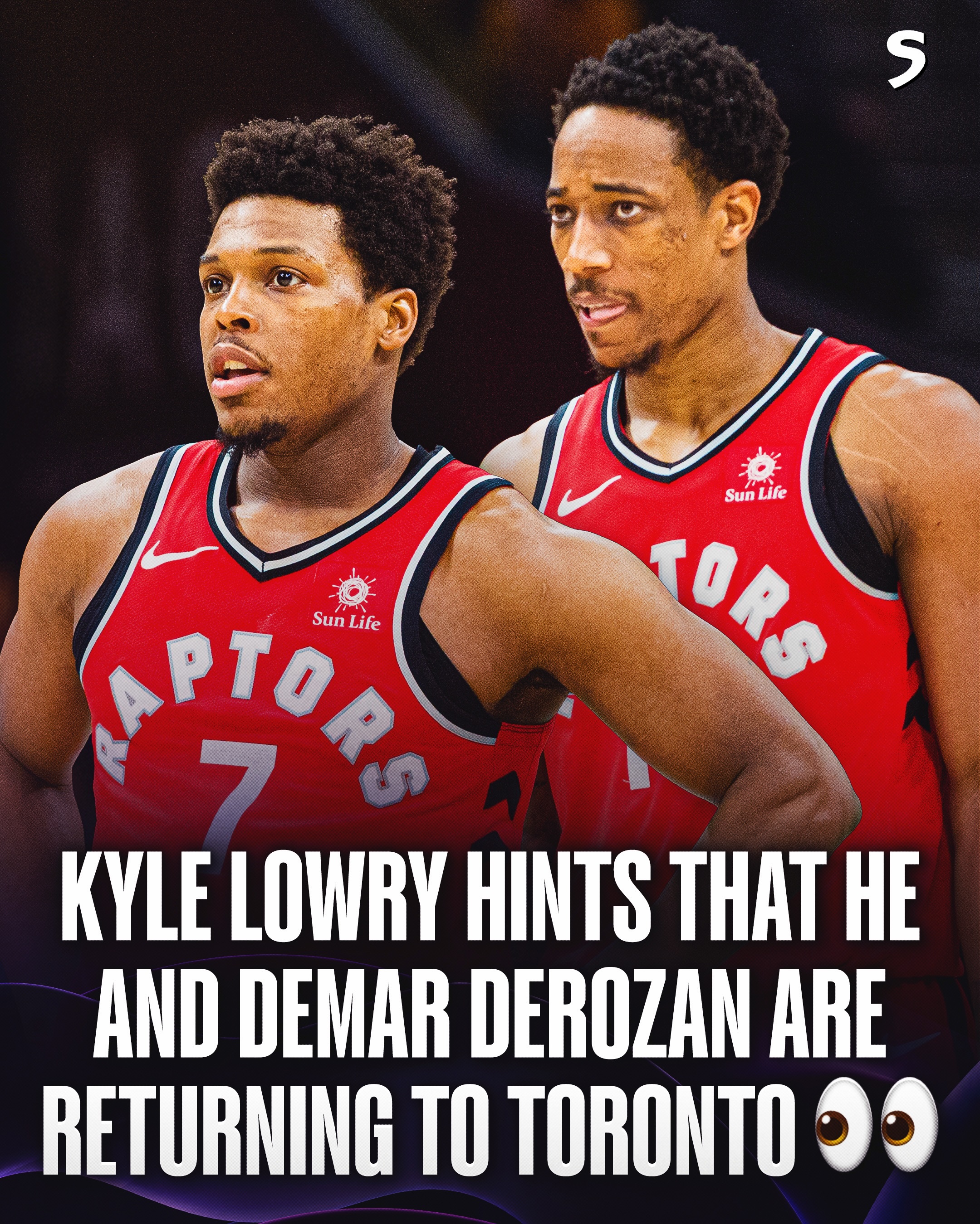 Kyle Lowry posted a clip teasing a reunion between him and DeRozan… One last dance? 👀🤯