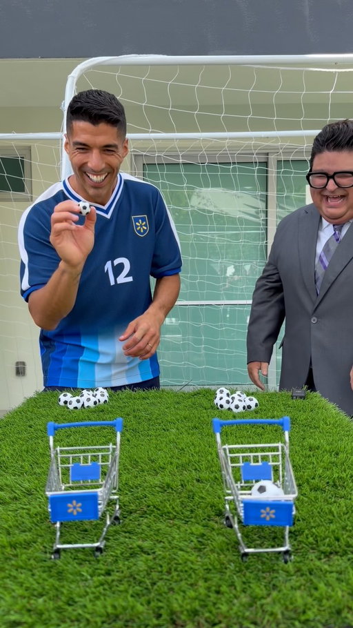 challenge: beat the legendary striker at his own game