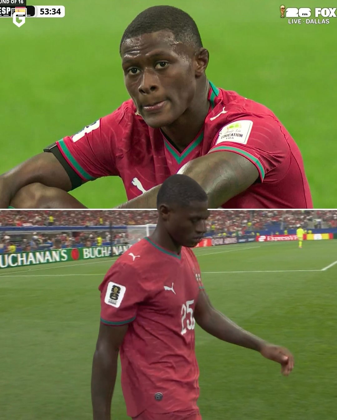 Nuno Mendes was forced off with injury following that Lamine Yamal chase... 😳

A huge blow for Portugal 🤕
