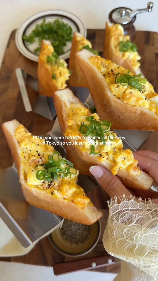 Fried Stuffed Egg Sandos 🍞🍳 

Egg sandos are my favorite thing to buy from the konbinis in Japan and I had Age 3 in Ginza on my list when I went but between the line and the stomach bug I caught, I resorted to making it at home when I got back 🤎 

Sharing the recipe tomorrow!

✨ Exciting news!! My cookbook is now available for preorder! It includes 100 total recipes, with 80 brand new, never-before-seen recipes plus some of the favorites you've been wanting in print.

You can preorder your copy through the link in my bio or at www.moribyan.com/cookbook. Thank you so much for all your love and support 🥹 it truly means the world to me, and I can't wait for you to cook from it 🤎

#recipe #japan #tokyo #eggs #food