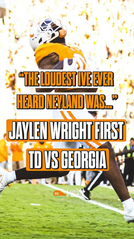 Neyland Stadium reached a record setting 137 decibels all thanks to Jaylen Wright🤯🔥

One of if not THE loudest in College Football history😱🔊

(🎥: ESPN College Football/YT)

•
•
•
•

#GBO #GBO🍊 #Vols #GoVols #VFL