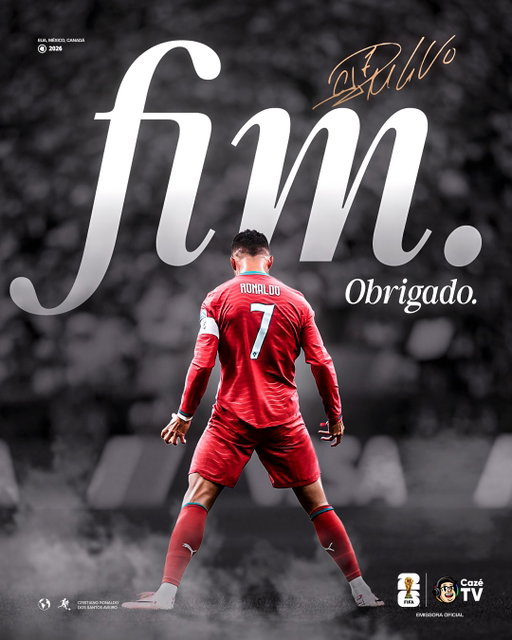 Obrigado, Cristiano Ronaldo! ❤️

A última dança termina aqui. 🥺

#cztv23 #CoberturaCazéTV #CopaNaCazéTV #CristianoRonaldo