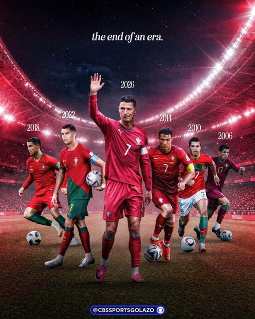 Cristiano Ronaldo has played his last World Cup game 🥺🇵🇹

6 World Cups. Endless memories. Thank you @cristiano. ❤️