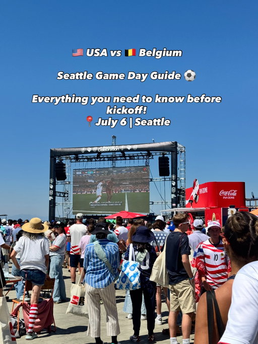 🇺🇸 Seattle, are you ready?!

Today’s USA vs Belgium match is expected to be one of the biggest FIFA World Cup days Seattle has seen, with huge crowds throughout downtown.

Here’s everything you need to know:

⚽ USA Fan Celebration
📍 Pier 58
🕥 Starts at 10:30 AM

⚽ Belgium Fan Celebration
📍 Victory Hall
🕚 Starts at 11:00 AM

🥁 USA March to the Match
📍 Pier 58
⏰ Staging at 2:15 PM
🚶 March begins at 3:00 PM

🏟️ Seattle Stadium
🚪 Gates open: 2:00 PM
⚽ Kickoff: 5:00 PM

🎁 Looking for the FREE FIFA bracelet? Head to Pier 58 early—quantities are limited!

🚈 The easiest way to get around is by Link Light Rail or the FREE Match Day & Waterfront Shuttles. Expect heavy traffic and road closures throughout the afternoon.

🎉 No ticket? You can still enjoy the atmosphere and watch the match at Seattle Center, Pier 62, Victory Hall, Seattle Soccer House, or Hing Hay Park.