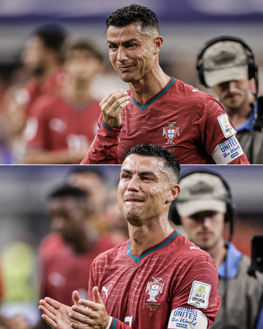 Devastation for Cristiano Ronaldo 💔

He was in tears after Portugal were eliminated from a stoppage time goal in the 91st minute by Mikel Merino of Spain.